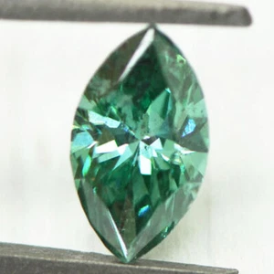 Diamante Marquesa Suelto Real Elegante Verde Certificado SI2 Mejorado 0.97 ct Natural - Imagen 1 de 8