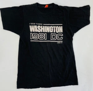 Vintage Rare "I Was There 1981 Washington DC" Tee L Single Stitch - Picture 1 of 7
