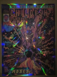 Childish Gambino Perth Australia Luke Martin Suburban Avenger FOIL Poster Print - Picture 1 of 15