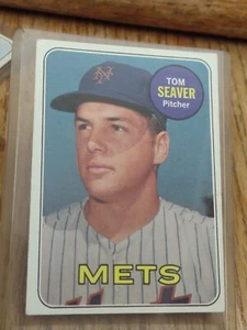 1969 TOM SEAVER  EX-MT TOPPS HOF NEW YORK METS (#480) - Picture 1 of 4