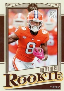 2022 Panini Chronicles Legacy Draft Picks Clemson WR Justyn Ross RC Rookie #20 - Bild 1 von 2