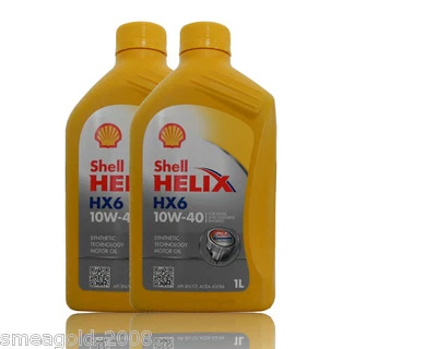 Shell Helix HX6 10W40, 2x1Liter Motorenöl (ersetz Super ) MB 229.1 VW 50500 - Bild 1 von 3