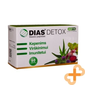 DIAS Detox 60 Kapseln Ergänzung Für Leber Verdauungs Immunsystem Unterstützung - Bild 1 von 12