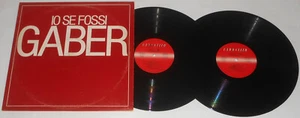 GIORGIO GABER IO SE FOSSI GABER 2 LP 1985 APRIBILE \ GATEFOLD - Imagen 1 de 3