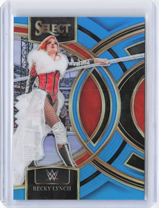 2024 Panini Select WWE Becky Lynch Premier Level Light Blue Prizm #32/199 - Picture 1 of 2