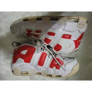 Nike Air More Uptempo Varsity Red/ White 2016 Style # 921948-100 Size 10 - Picture 1 of 7