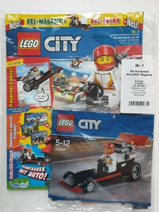 Lego®City cuaderno especial n.o 1/2019 minifigura piloto de carreras con coche 30358, nuevo, embalaje original - Imagen 1 de 1