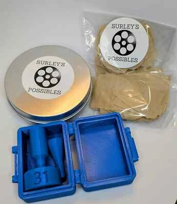 SURLEY'S POSSIBLES Premium .31 Caliber Paper Cartridge Kit for Pocket Revolvers