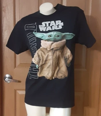 Star Wars™ Jerry Leigh Black Tee  The Child™ YODA Size M - Image 1 of 4
