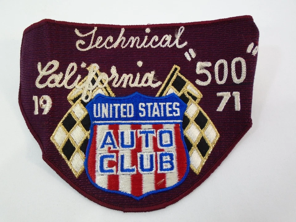 1971 California 500 Technical United States Auto Club USAC Arm Band  - Image 1 of 4