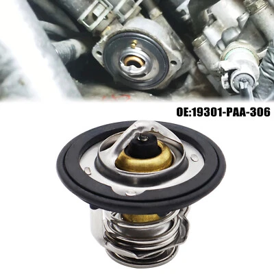 Stainless Thermostat 78° For Honda Accord Civic Integra CRV CRX HRV 19301PAA306 - image 1 of 4