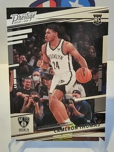 2021-22 Panini Prestige Basketball NBA #58 Cameron Thomas Base RC Rookie Nets - Bild 1 von 2