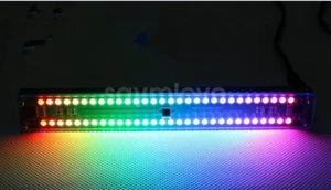 New Dual 30-bit Full Color LED Audio Level Indicator Panel VU Meter For Amplifer - Bild 1 von 4
