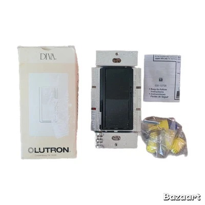 LUTRON DV-603P-BL / DV603PBL Black (NEW IN BOX) - Image 1 of 4