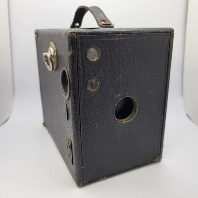 Ansco No. Vintage años 1910 Cámara Buster Brown Box 2A Foto 1 de 4