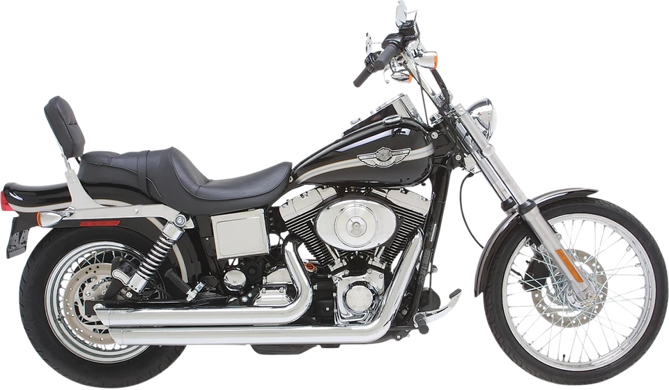 Vance & Hines Big Shots Exhaust Chrome Harley Dyna Super Glide 1991-2005 Foto 1 de 1