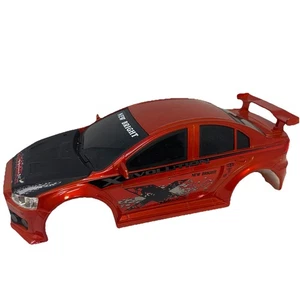 Neu Bright Lancer Evolution X RC Karosserie 11" lang 1:16 Ersatzteil - Bild 1 von 6