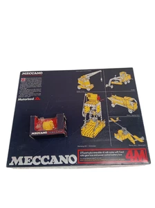 Vintage Meccano 4M Motorised Construction Set & Meccano Reversible Motor Boxed - Picture 1 of 14