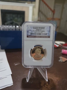 2008 S Andrew Jackson Presidential Dollar Proof PF70 UC NGC - Picture 1 of 2