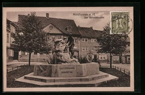 Nordhausen a. H., Ansichtskarte, Der Baltzerbrunnen - Picture 1 of 2