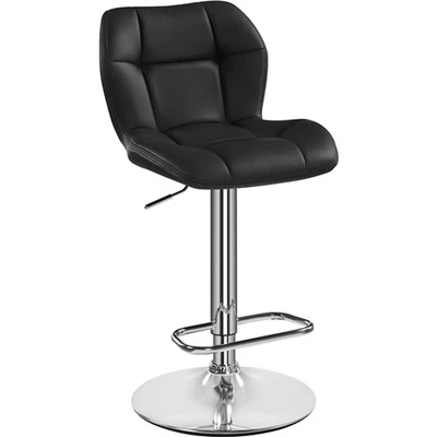 Höhenverstellbar Barstühle Küchenstühle mit Rückenlehne und Fußstütze wie neu - Bild 1 von 4