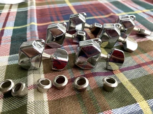 Chrome Vintage Style Tuners for Squier Stratocaster/Telecaster~ Jin Ho - Picture 1 of 3