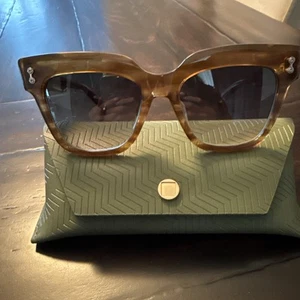 AKONI Lyra AKS-1068-55 and cat 3 brown/ tortoise shell Sunglasses - Picture 1 of 14