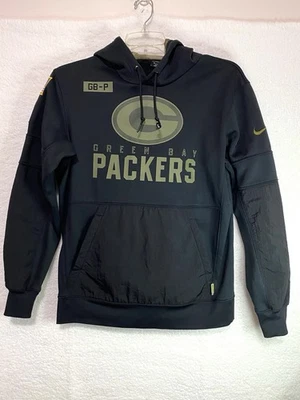 Sudadera con capucha Nike Green Bay Packers Salute To Service para hombre talla mediana ropa en el campo Foto 1 de 4