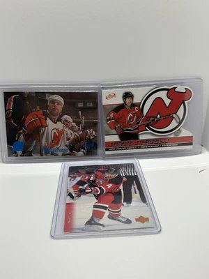 Scott Stevens 3 Card Lot – Devils Legend – 2004 Atomic + Topps + UD NM - Image 1 of 4