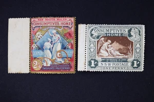 NUOVI FRANCOBOLLI B1 B2 DEL GALLES DEL SUD CONSUMTIVES HOME SET DI 2 - Foto 1 di 5