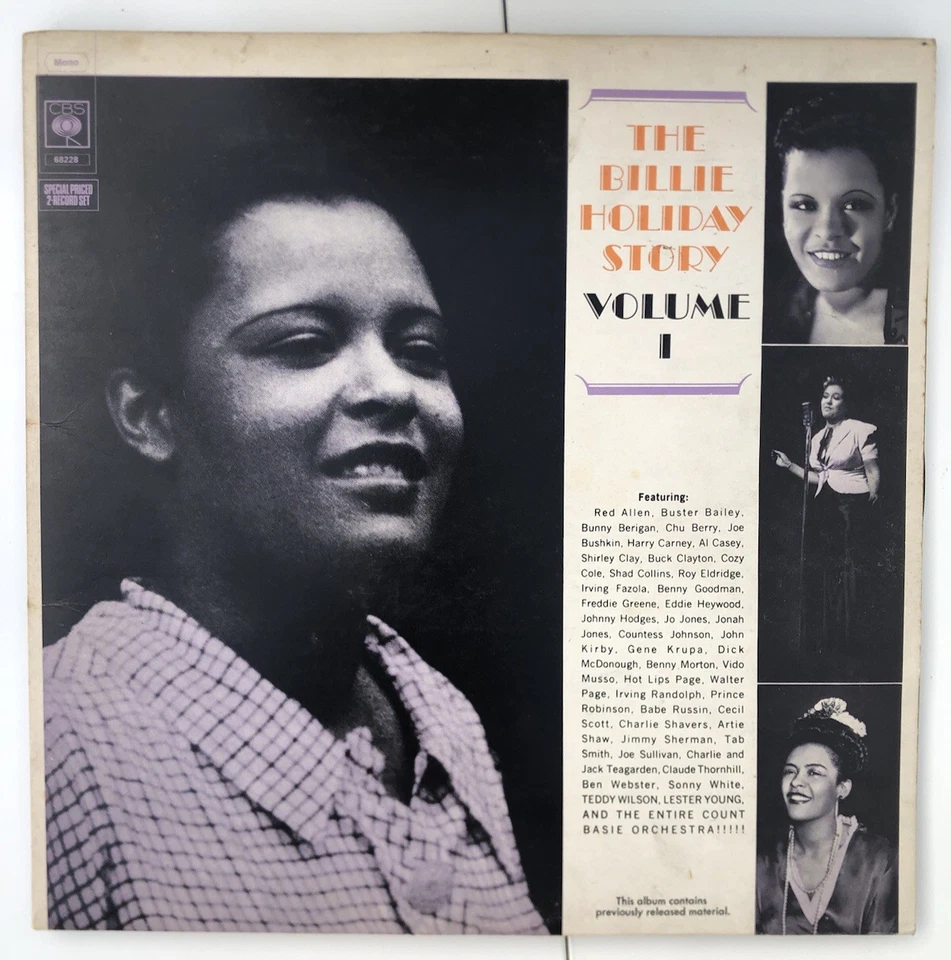 Billie Holiday THE BILLIE HOLIDAY STORY VOL 1 CBS M 65419 DOUBLE VINYL LP EX VG+ - Image 1 of 4