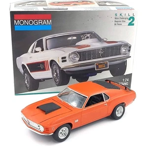 Monogram Boss 429 Mustang Scale 1:24 with Box 2728 Pre-Assembled READ Condition - Foto 1 di 13