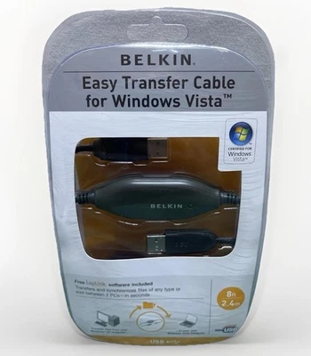 Belkin  F5U258 Easy Transfer Cable for Windows Vista New and Sealed  - Image 1 of 2
