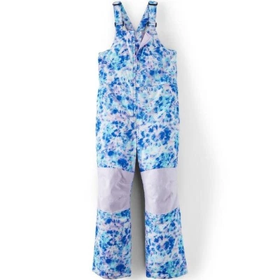 LANDS' END Big Girl's XL(14-16) Iron Knee Insulated Winter Snow Bibs NWT $90 - Image 1 of 2