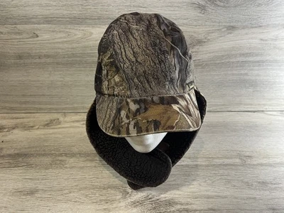 GAMEHIDE CAMO HUNTING CAP HAT Fleece Lined Ear Flap Neck Flap Size Large - Image 1 of 4