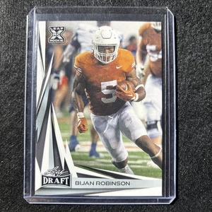 2023 Leaf Draft Bijan Robinson Rookie RC #B2-6 White Parallel - ATL Falcons - Picture 1 of 2