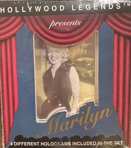 Marilyn Monroe, 1992 Hollywood Legends: 4 hologramas nunca abiertos y sellados - Imagen 1 de 2