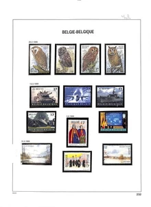 [OP344] Belgien Lot Briefmarken meist sehr schön postfrisch auf 12 Seiten - Bild 1 von 12