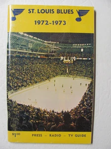 1972-73 St. Louis Blues Media Guide, Yearbook - Picture 1 of 2