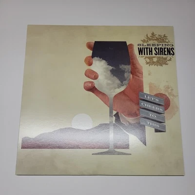 2012 Sleeping With Sirens Let's Cheers To This 1st Pressing OG cream Vinyl LP - Image 1 of 4