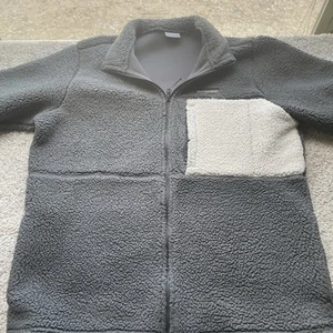 Chaqueta de lana Columbia Mountainside Sherpa cremallera completa peso pesado para hombre L - Imagen 1 de 8