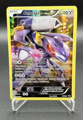 Pokémon Genesect XY119 - Full Art Holo - Black Star Promo - LP - Image 1 of 2