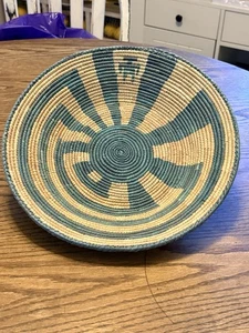 Cesto Tessuto Uomo in Labirinto Cesto Boho Decorazione Casa Sud Occidentale - Foto 1 di 7