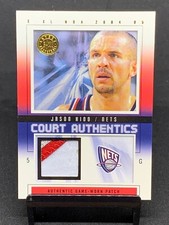 JASON KIDD SP “SICK” GU PATCH RELIC #15/50~2004-05 Skybox E-XL”Court Authentics”