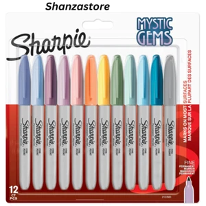Marcatori Sharpie Mystic Gems confezione da 12 | Spedizione gratuita e veloce nel Regno Unito - Foto 1 di 8