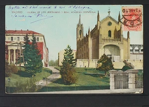2461.-MADRID -Iglesia de Los Jerónimos y Real Academia Española (1910) - Picture 1 of 2