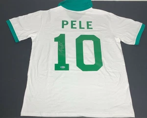 Pele Signed New York Cosmos Soccer Jersey Beckett AA57247 - Picture 1 of 4