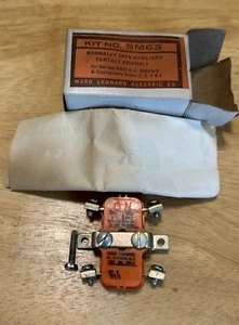 Joslyn Clark Ward Leonard 5M-63 Auxiliary Contact 5M63 NC NO Missing 1 Screw - Picture 1 of 3