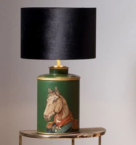 Quirky Horse Table Lamp Base Handmade Green Admiral Horse Animal Base Only - Picture 1 of 11