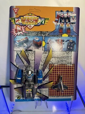 Transformer Rescue Heros 3in 1 Combiner Robot B Bootleg KO Mosc Vintage❗️RAR❗️ - Image 1 of 4